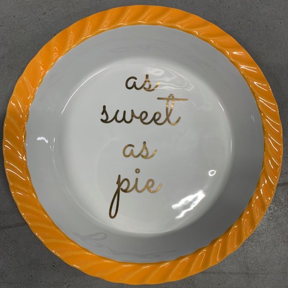 Martha Stewart Collection Sweet as Pie Pie Plate - Picture 2 of 6